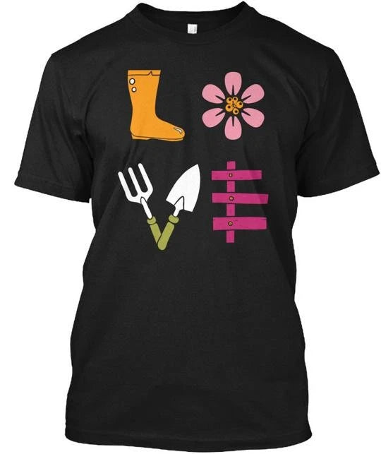 Funny Gardening Pun Humor T-Shirt Made in the USA Size S to 5XL