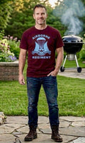 Canadian Airborne Parachutists Maroon Paratroopers T-Shirt