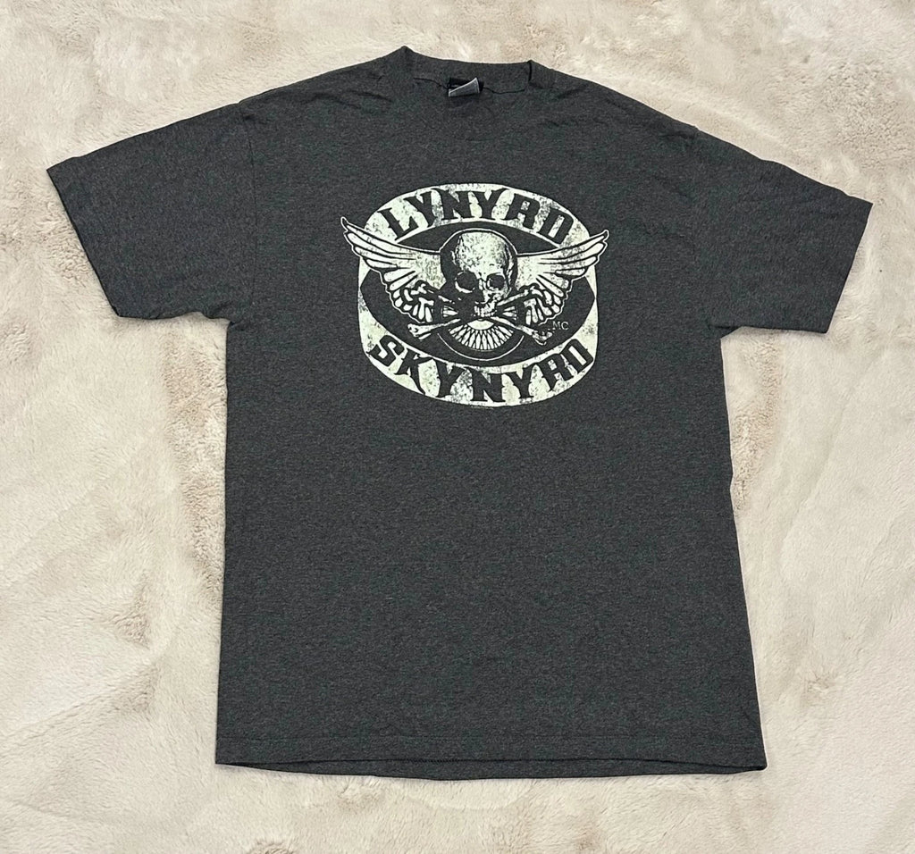 Vintage Y2K 2006 Lynyrd Skynyrd Fly Skull MC Winterland Shirt Size M
