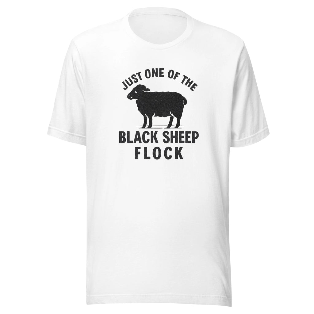 Black Sheep Flock Shirt Funny Rustic Farm Tee Unisex Gift for Proud Outcasts