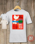 Woodstock Festival 60's Hippie Freedom Arts Music T-Shirt White Lake Ny