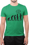 Inspired Funny Human Evolution Stop Following me Sarcastic T-Shirt