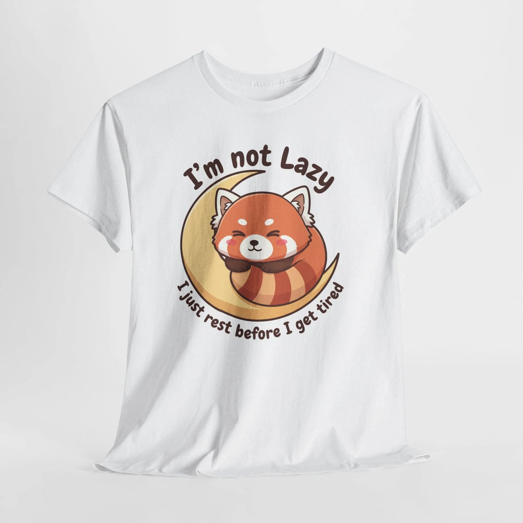 Funny Anime Animal Nap T-Shirt “I’m Not Lazy I Just Rest Before I Get Tired”