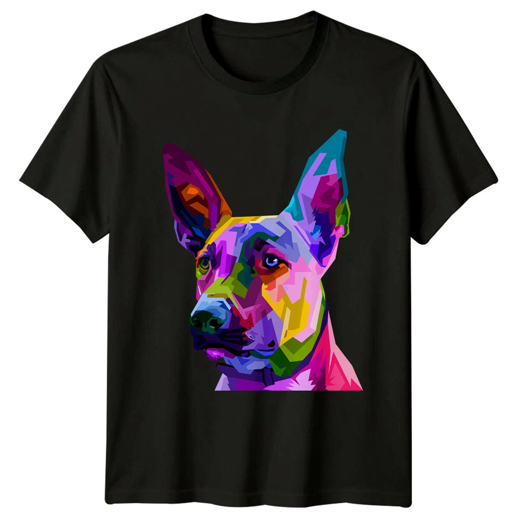 Dog Pop Art Style Mens T-Shirt Womens Graphic Tee Unisex Top