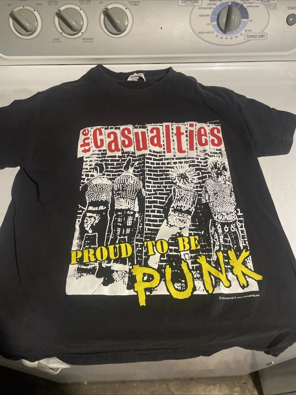 The Casualties Proud To Be Punk Rock Tshirt Small