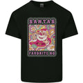 Santa's Favourite HO Funny Hippy Trippy Christmas Mens Light Cotton T-Shirt