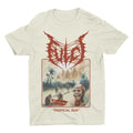Fulci White Uniex Shirt, Tropical Sun t-shirt beige color size s to 3xl Q3456