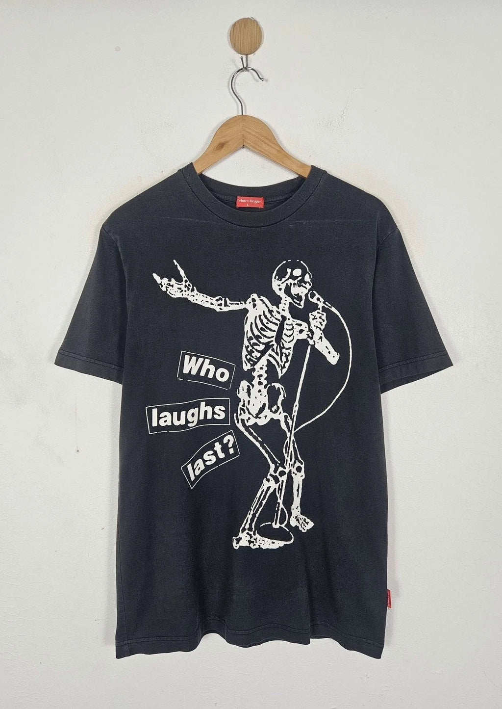 Who laugh Last Barbara Kruger pop art shirt