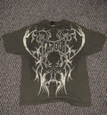 Tapout Affliction Men's Short Sleeve Green Graphic TShirt Size Large Y2K Grunge
