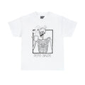 Dead Inside Skeleton Coffee Halloween Meme Graphic Tee Shirt