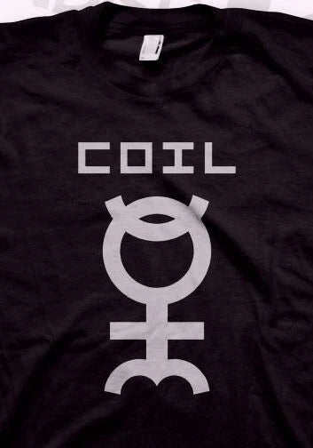 COIL - Logo Shirt (2008) RARE! T-Shirt , Music Band Punk Rock Gothic Unisex tee