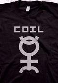 COIL - Logo Shirt (2008) RARE! T-Shirt , Music Band Punk Rock Gothic Unisex tee