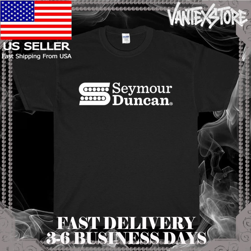 NEW SHIRT SEYMOUR DUNCAN LOGO MEN'S T-SHIRT FUNNY AMERICAN USA SIZE S-5XL