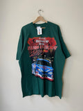 Vintage y2k Nascar Winston Cup Series 2003 Racing Graphic Art Green Tee - XXL