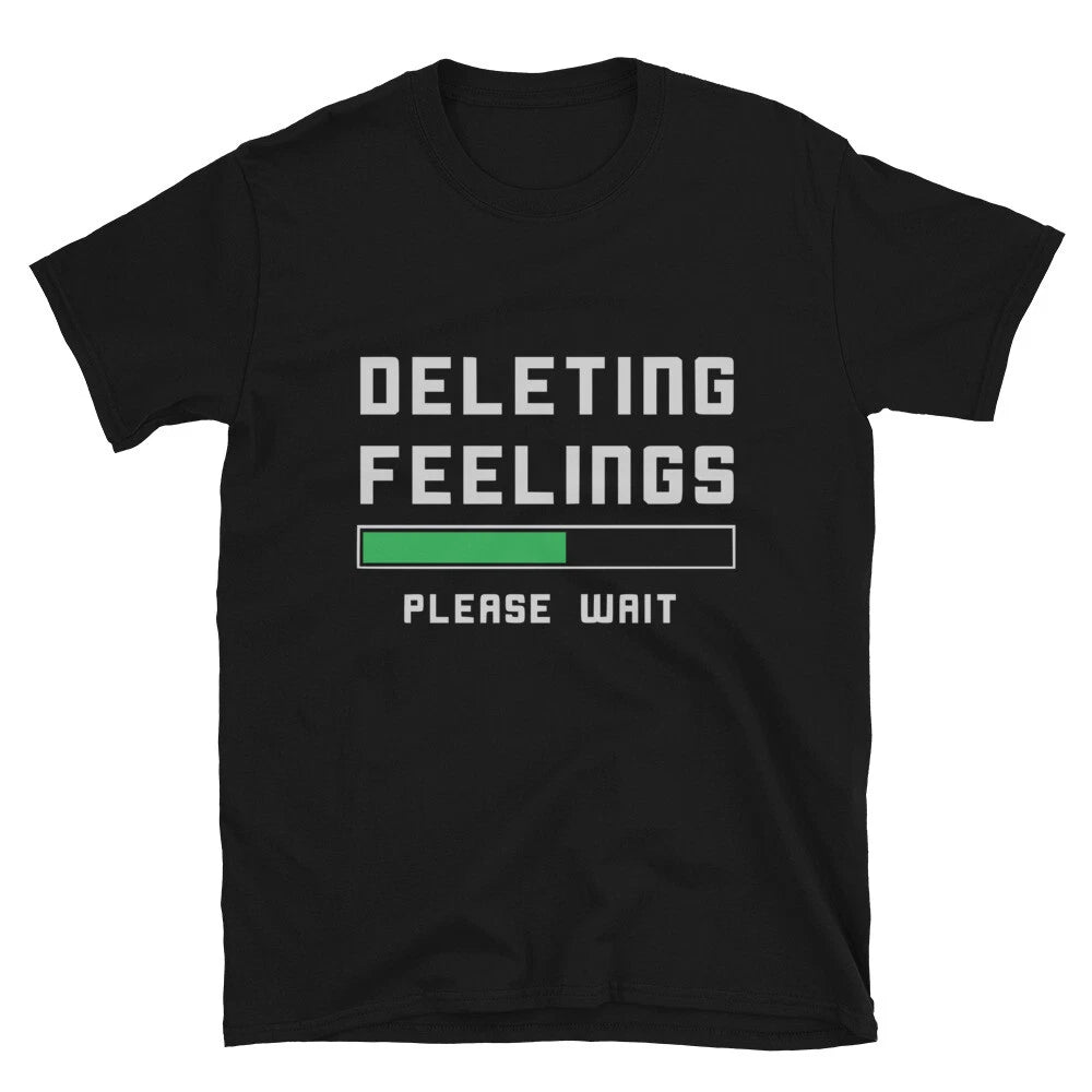 Silly Humor Deleting Feelings Valentine Classic Fit T-Shirt