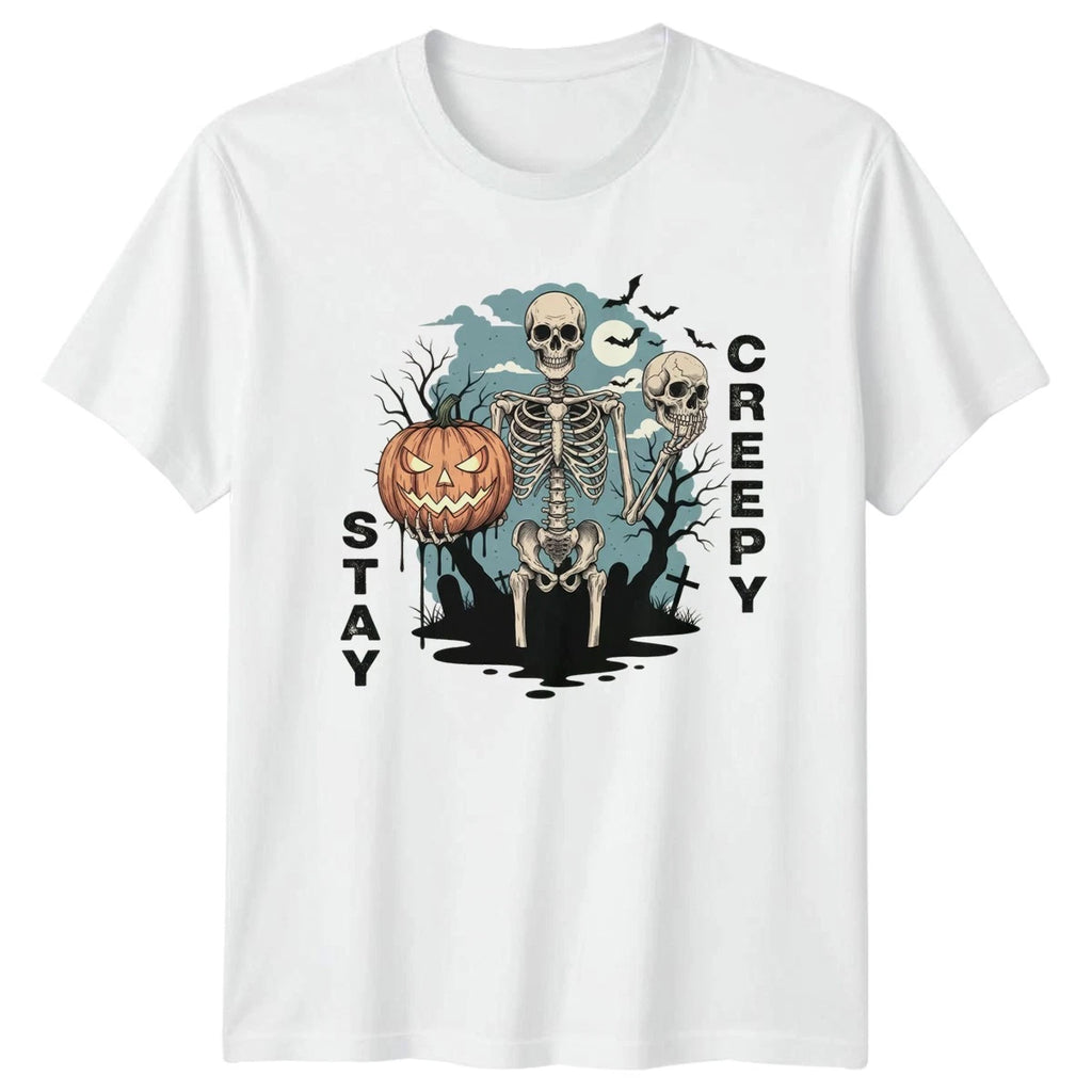 Stay Creepy T-Shirt Gothic Art Halloween Gift For Him And Her