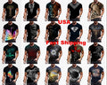 Men's T Shirt Novelty Graphic Streetwear Short Sleeve T-Shirt Fashion Silky Soft