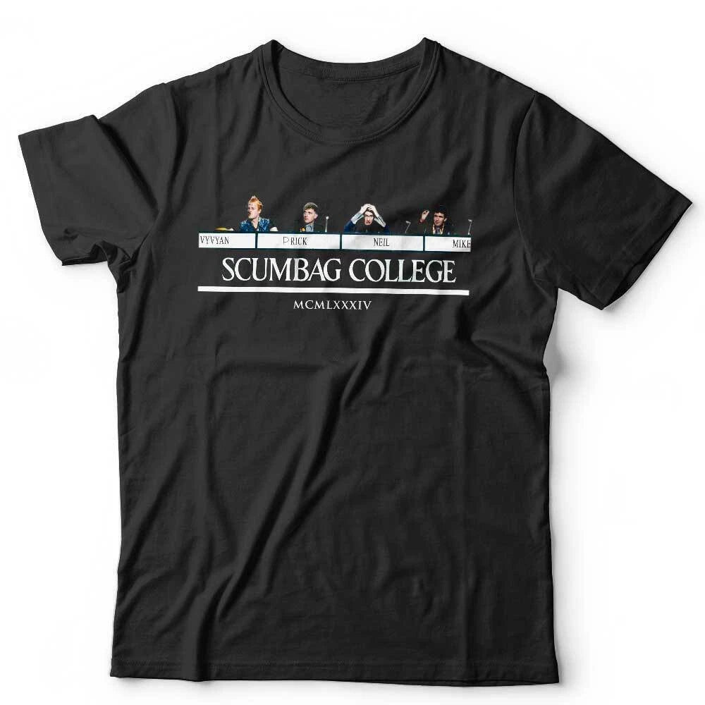 The Young Ones Tshirt Scumbag Collage Image Unisex University Challenge Funny TV