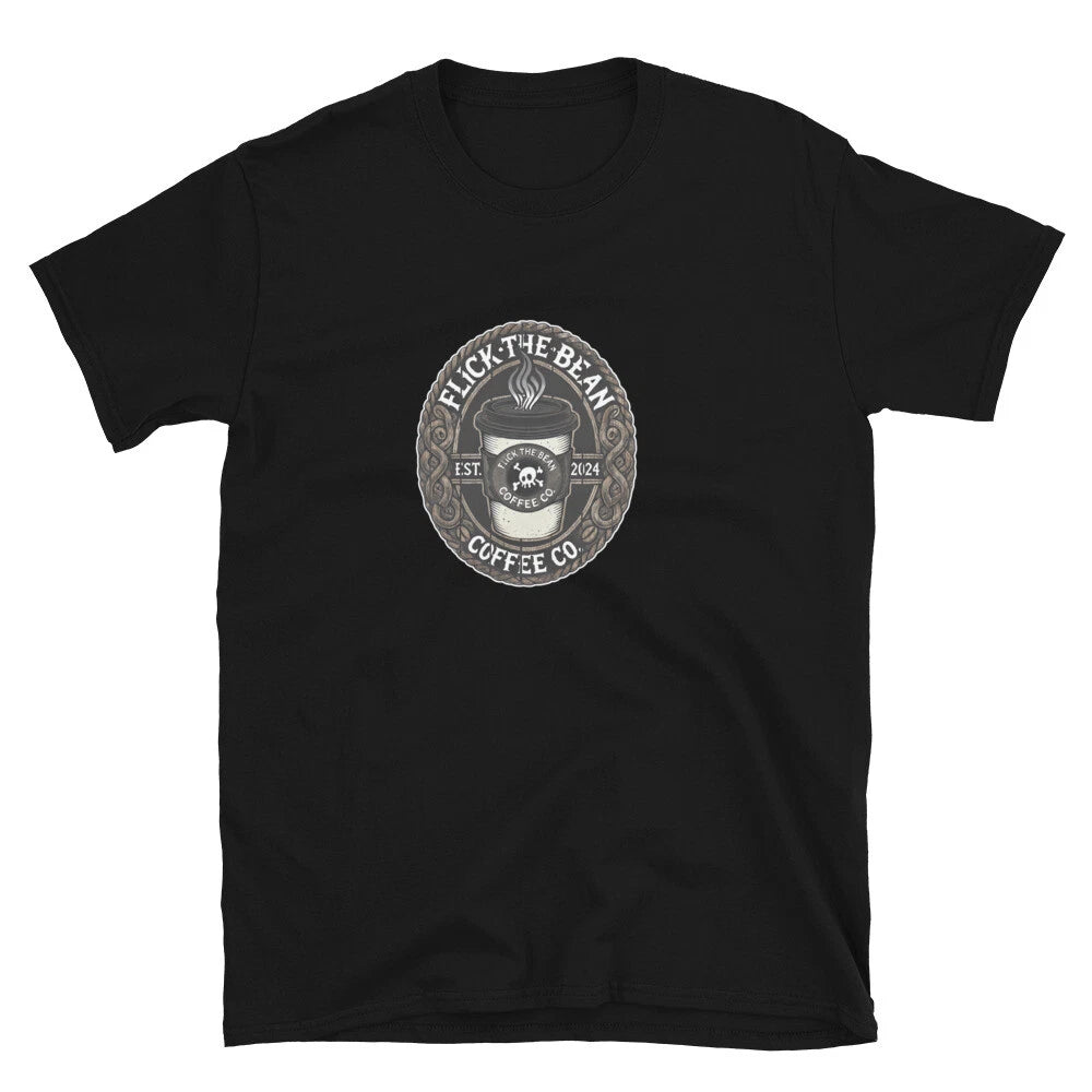 Flick The Bean Coffee Co, Funny Short-Sleeve Unisex T-Shirt