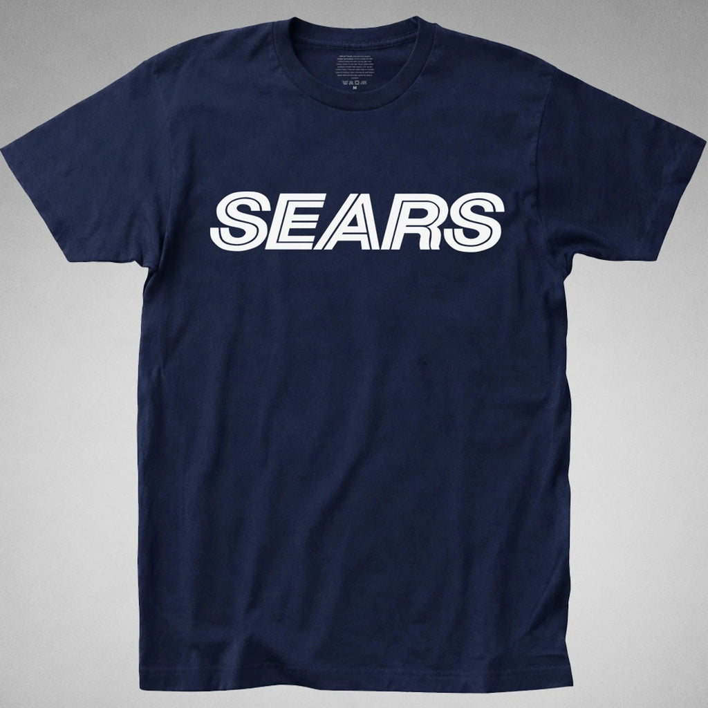 SEARS T-SHIRT tee mall store shopping auto tools craftsmen kenmore logo 80s 90s