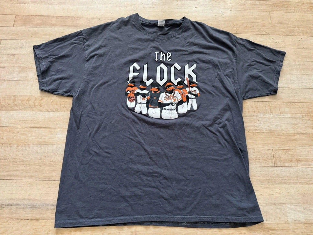 Baltimore Orioles The Flock Shirt Men Size 2XL Y2K