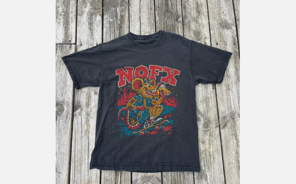 NOFX Rock Band T-shirt, Unisex Black T-shirt, Size S-5XL