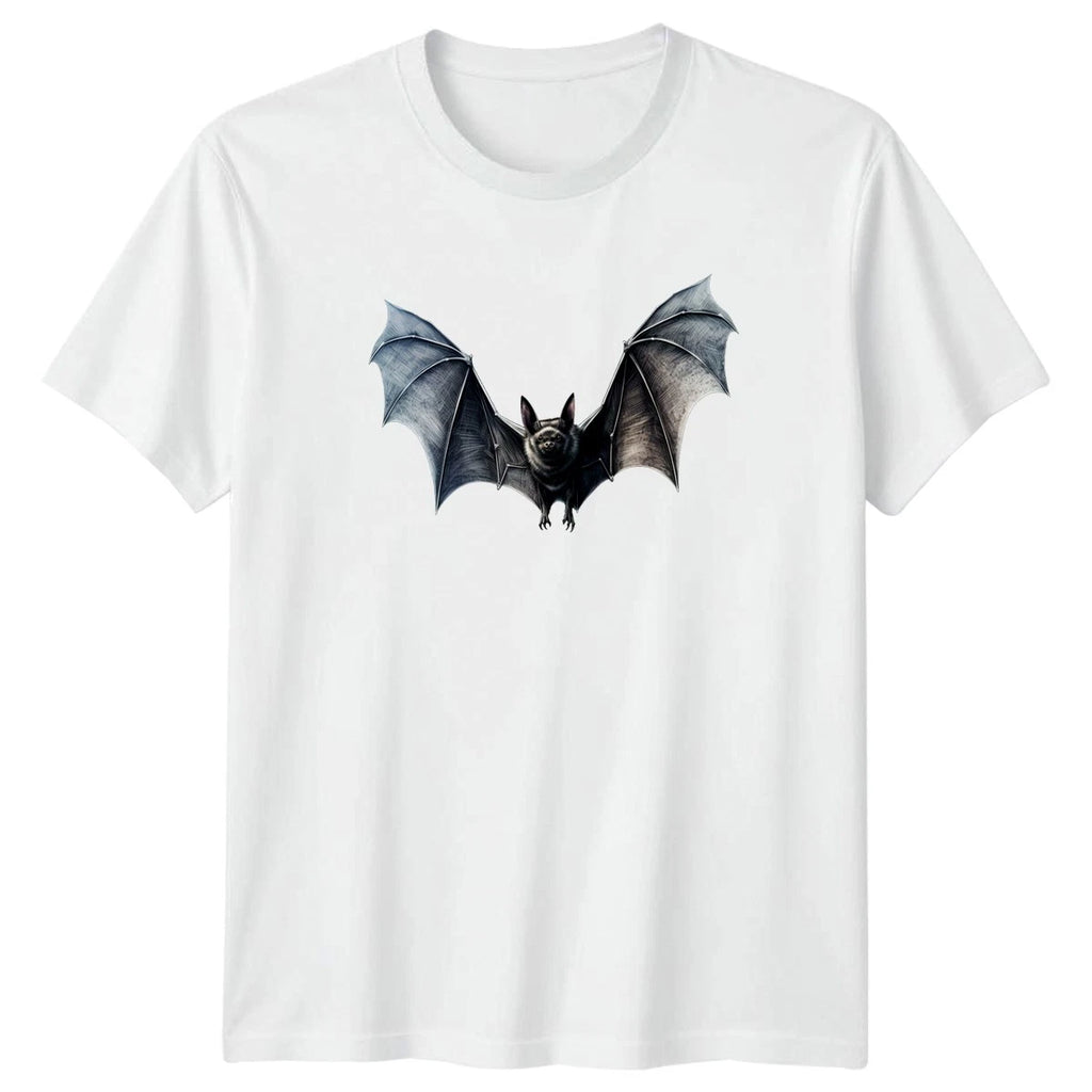 Spooky Flying Bat T-Shirt Halloween Gothic Gift For Him And Her