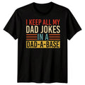 Mens I Keep All My Dad Jokes Funny Fathers Day T-Shirt Tee Best Daddy Ever #FD