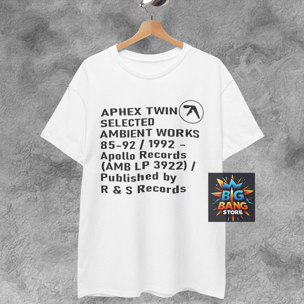 Aphex twin ambient works records t shirt, Unisex tee