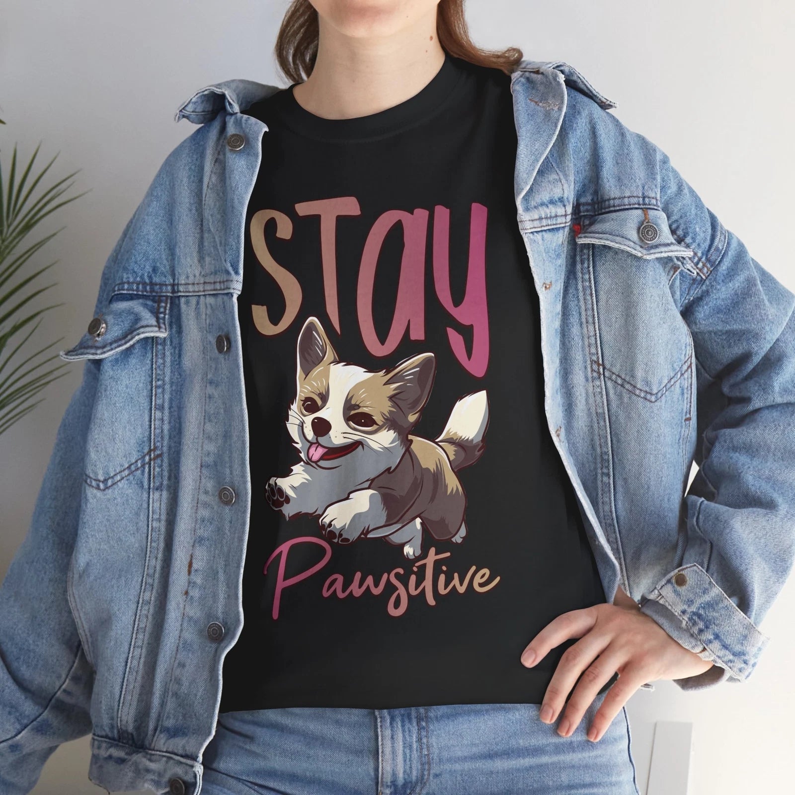 Laughter Guaranteed T-Shirt - Wear This Tee Stay Pawsitive Shirt