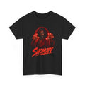 Shonuff Tee | red neon 80s kung fu tshirt
