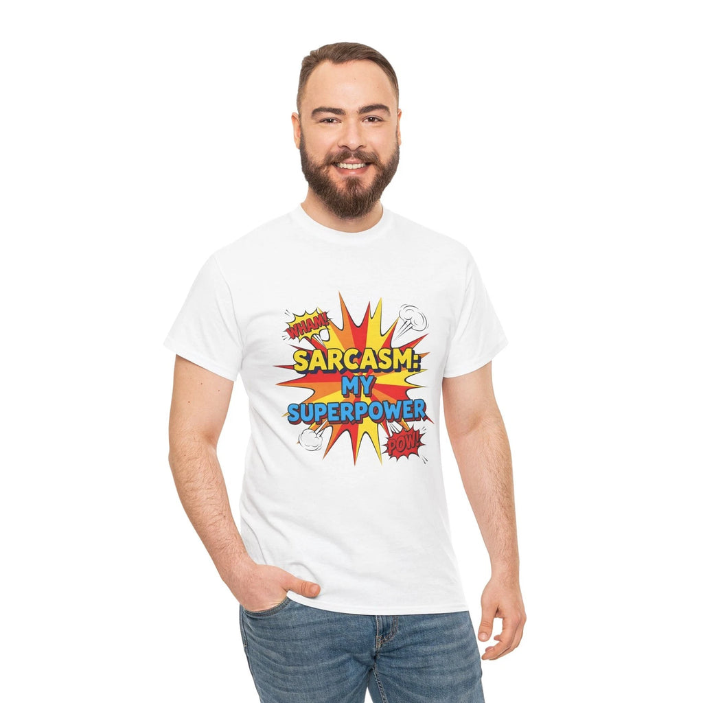 Sarcasm Is My Superpower Shirt Funny Comic Book Tee Sarcastic Humor Sweatshirt