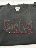 Vintage Hurley Shirt Mens Medium Black Freedom International Graphic Tee Y2k