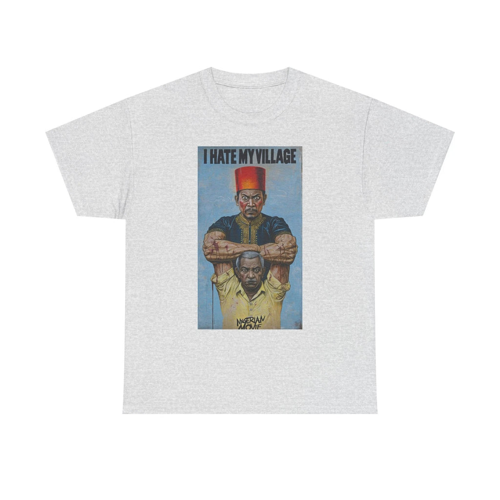 Ghanaian Pop Art Unisex Heavy Cotton Tee Bizarre Nigerian Horror Movie Poster
