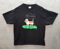 Vintage Delta Shirt Adult Large Black Crewneck Funny Dog Grunge Skater Y2K