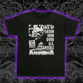 Face of Satan seen over US Capitol T-Shirt Tabloid Political Satire Conspiracy