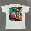 Vintage Ohio Speedweek T-Shirt Mens Large White World of Outlaws Racing Y2K USA