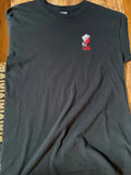 A Lost Cause Black Crew Neck Short Sleeve T-Shirt with Large Graphic Print