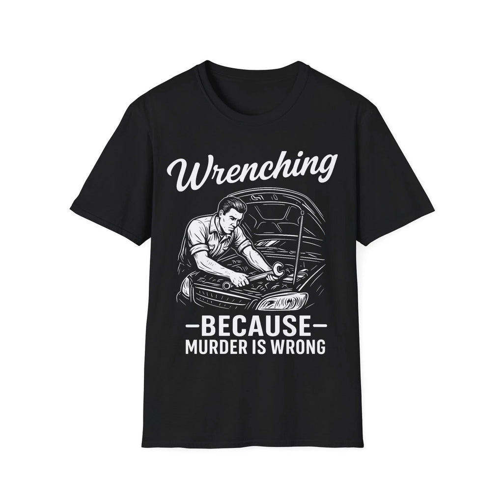 Funny Mechanic WRENCHING Humor T-Shirt Garage Guy Gift Father Gift T-shirt