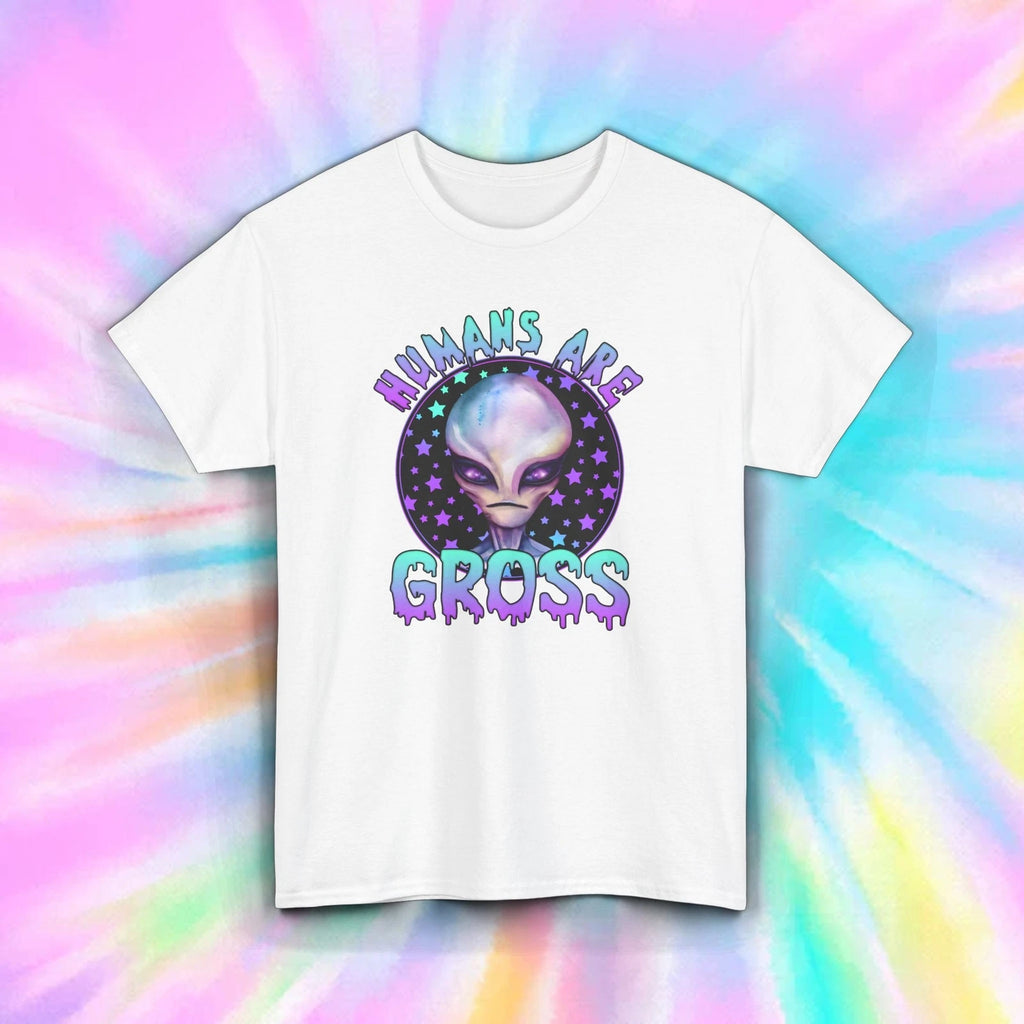 Humans Are Gross Alien T-Shirt Funny Space Lover Graphic Tee S-5XL