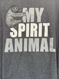 My Spirit Animal Sloth T Shirt Size Large Delta Tag Unisex