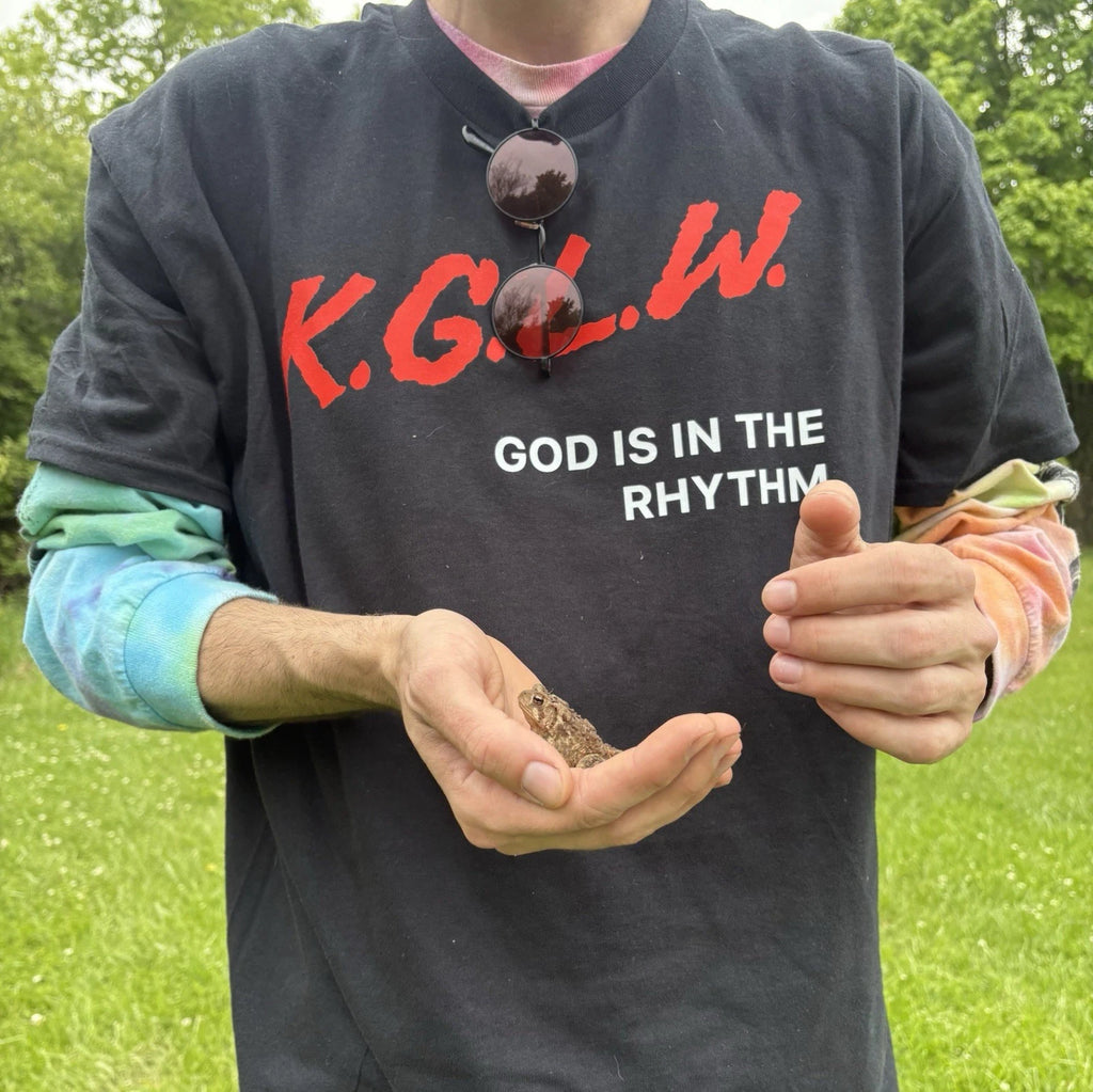 KGLW “God Is In The Rhythm” custom tee (pick your size: L, XL, or 2X)
