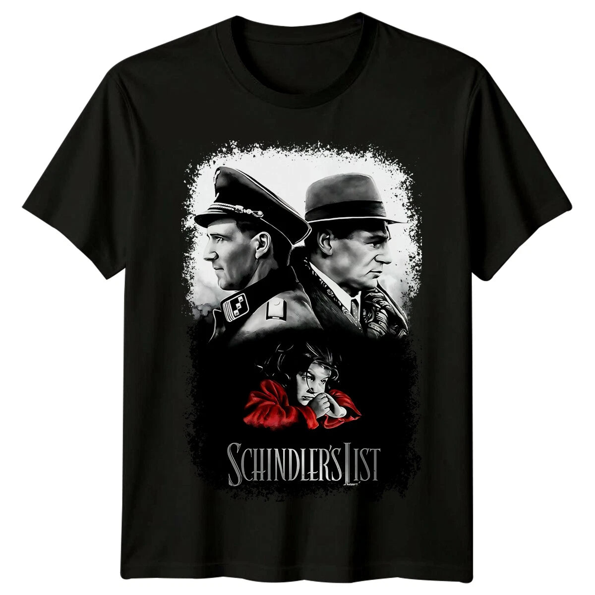 Schindler's List (1993) Movie Poster Inspired T-Shirt Retro 80s Tee