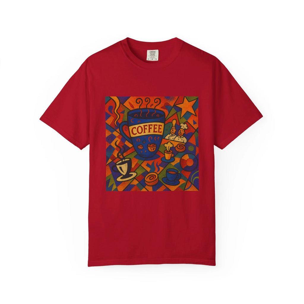 Global Village Coffeehouse Clothing, Vintage Tee for Coffee Lovers