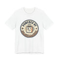 Powered by Dad Jokes & Coffee T-Shirt | Coffee Mug Graphic Tee