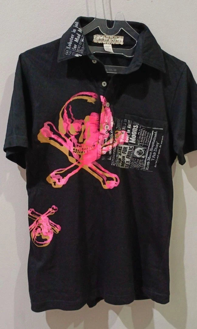 Vintage PUNK  Skull t shirt ( 2000 )  VERY RARE Made in USA