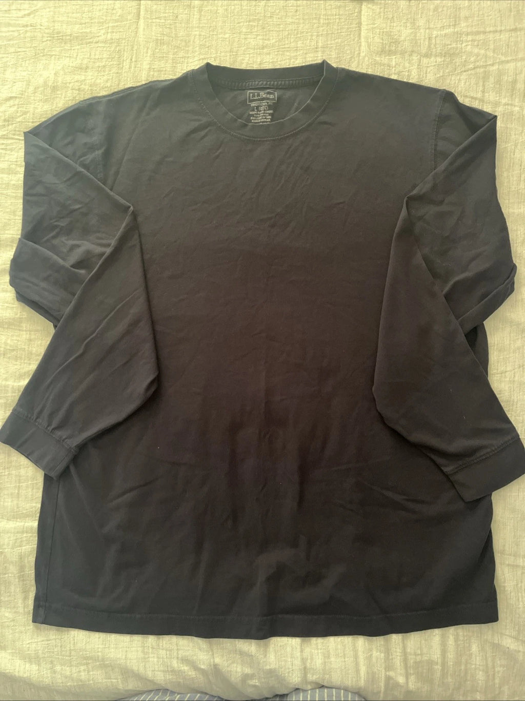 LL Bean Mens Regular Fit 100% Cotton Long Sleeve