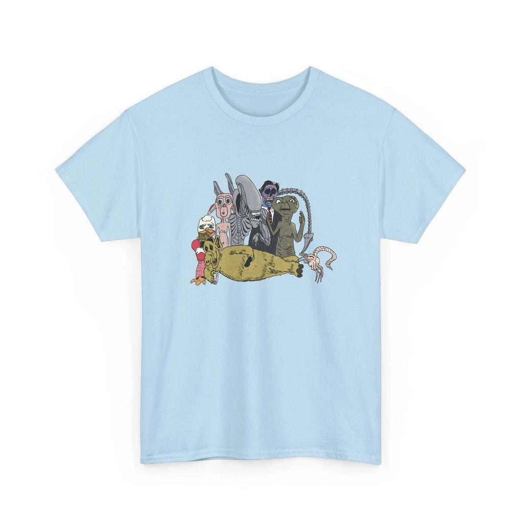 original drawing cute weird pop cult alien tshirt