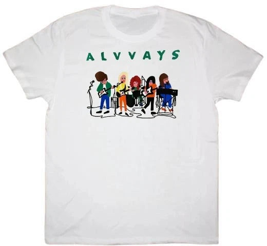 Alvvays Band Drawing Perform Music Graphic Mens T-Shirt S M L XL 2 3 4 XL