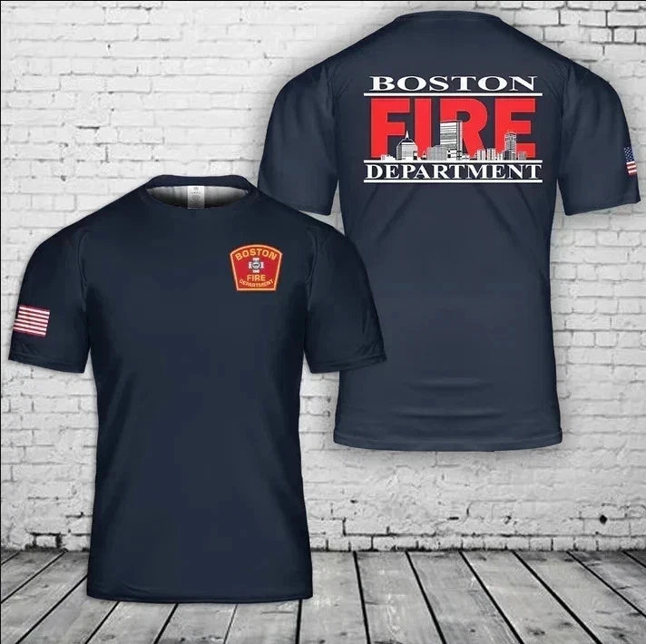 Boston Fire Department AOP 3D T-Shirt